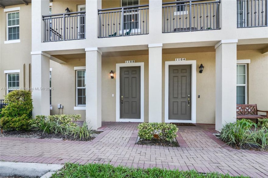 Excellent location. Spectacular townhouse with 10" ceilings on the first floor, 13" ceramic tile floor in social areas, brand new wood floors in second floor, upgrade granite countertop in kitchen & baths with stainless steel appliances.