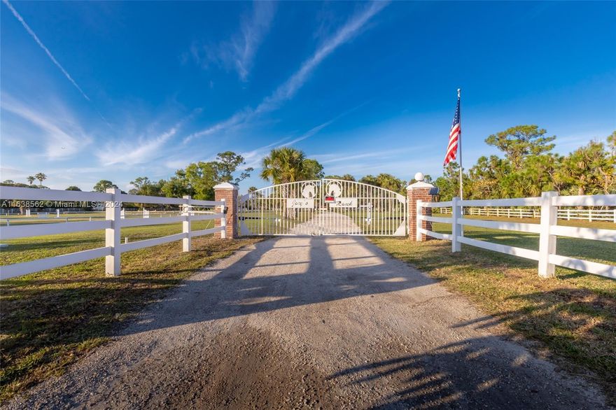 A quiet 10 acre horse farm, ready to move in and operate. The property features a fully furnished 3 bedroom, 2.5 bathroom home with private pool. 3 paddocks provide ample space for horses to graze and roam. A riding ring, 9-stall barn and storage. 
Zoning is agricultural, therefore tenants could raise anything from poultry to cows, or grow vegetables. 
Located in central Palm Beach, close to Palm Beach Airport, Palm Beach and Wellington.