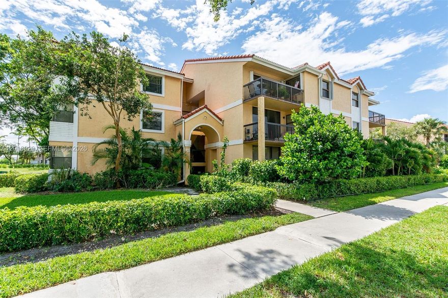 Beautifully renovated apartment located in the highly desirable Grand Oasis community. This inviting residence features tile flooring throughout the living areas and stylish vinyl flooring in both bedrooms. The upgraded kitchen offers modern cabinetry, granite countertops, and newer front-load washer and dryer appliances for added convenience. Enjoy relaxing on the screened balcony overlooking a peaceful canal view.
An excellent opportunity for investors, as the property can be rented immediately. Grand Oasis is an all-ages community offering resort-style amenities, including a sparkling swimming pool, tennis courts, and a beautifully equipped fitness center.