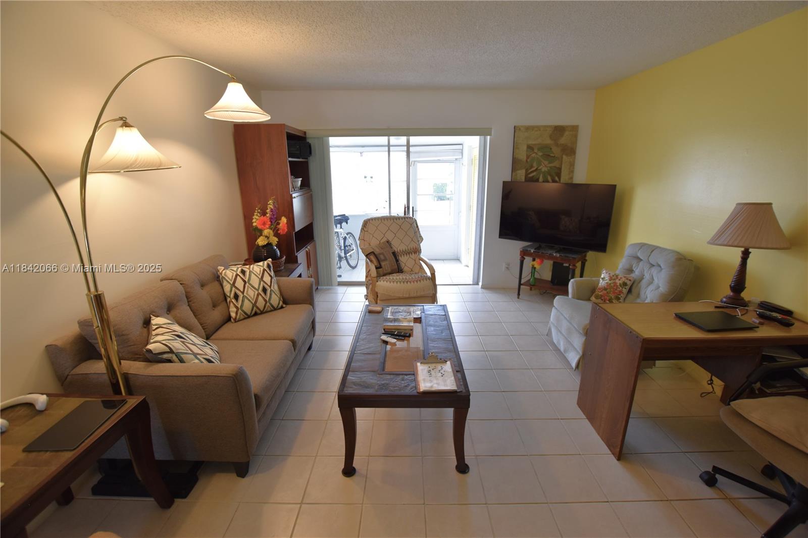 Spacious Corner 2 bedroom loaded with ambient lighting. Built out patio in the back. Roof 2019, full accordion aluminum shutters throughout. Fully furnished, water, internet and basic cable included. Low monthly maintenance fees, will not last at this price.