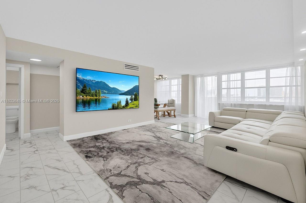 Great Opportunity! Fully renovated and beautifully furnished 1 Bed / 1.5 Bath unit on the 14th floor with stunning southern views of Sunny Isles Beach. Modern kitchen with top-of-the-line appliances, move-in ready. Just a short walk to the beach and shopping. Full-amenity building with 24/7 attended lobby and low maintenance fees. Prime location in the heart of Sunny Isles! Easy to show – CALL LISTING AGENT!