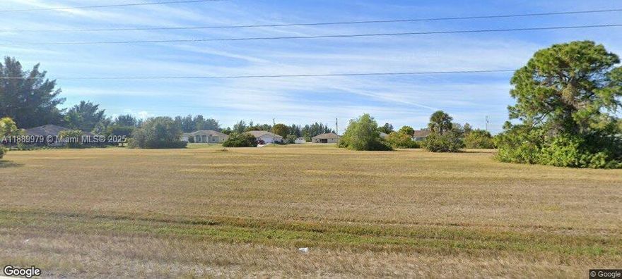 Don’t miss this exceptional opportunity in fast-growing NW Cape Coral! This 5,009 sq. ft. vacant residential lot (zoned RD-D) is ready for your next custom home or investment project. Surrounded by new construction and established homes, the property offers strong future appreciation potential. Located just minutes from Cape Coral’s 400+ miles of canals, schools, shopping, dining, and parks. No HOA and easy access to major roads make development simple and cost-effective. Utilities nearby. With new builds in demand, this is a smart choice for developers, investors, or those ready to build now or buy and hold. Act fast—opportunities like this in Cape Coral don’t last long!