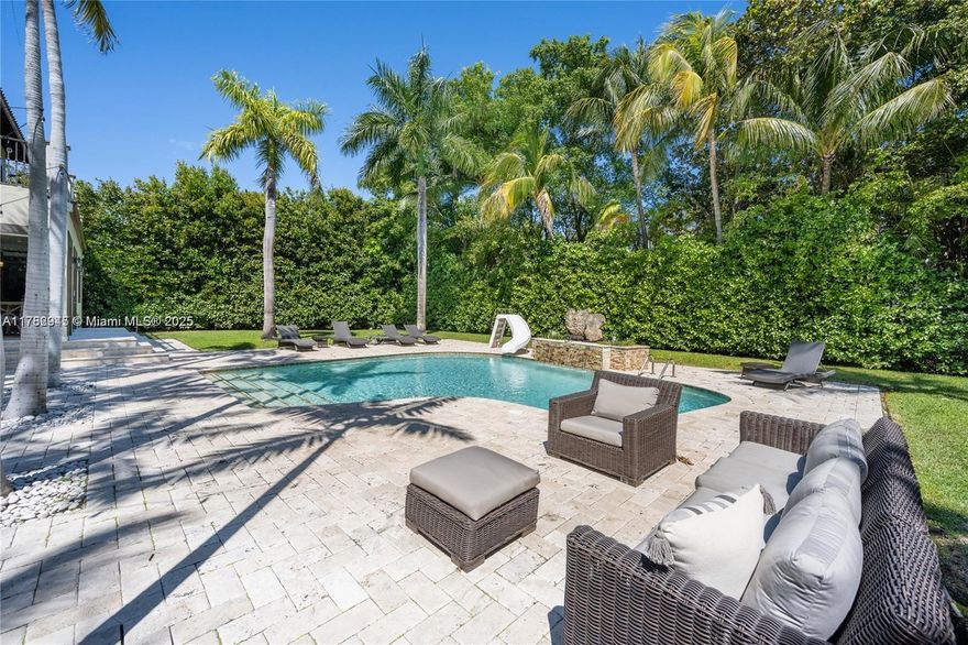 Exceptional Estate in Key Biscayne. Discover an extraordinary opportunity to own a stunning modern residence on over 19,000 sq ft lot—an exceptional find in the heart of Key Biscayne. This expansive property offers a generous backyard, perfect for outdoor living, entertaining, or creating a private oasis where kids can play freely. The home features 6 bedrooms, 6.5 bathrooms, a dedicated office, and high ceilings that enhance the bright, open ambiance. Designed with a sleek, modern aesthetic, the interior boasts luxurious finishes and thoughtful amenities, including a wine cellar, pool, and a 2-car garage. Located on a quiet street, this residence blends privacy with convenience. Experience the best of island living with unparalleled space and style.