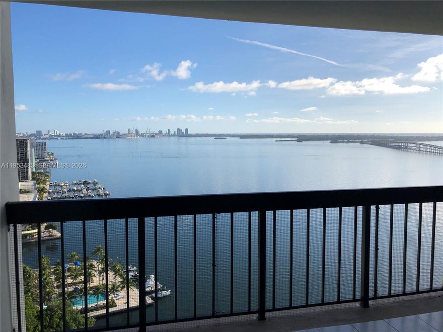 Located in Miami’s Highly Sought-After Waterfront Neighborhood of Brickell, This Renovated 1 Bedroom, 1.5 Bathroom Residence has Unbeatable Views, Encompassing Biscayne Bay, City Skyline, Port, and Ocean. Experience Resort-Style Living with 24-hour Gated Security, Concierge, Valet Services, and an Array of Amenities: 5 Tennis Courts, 3 Racquetball Courts, Heated Olympic Pool, Kayak Water Access & Storage, Bayfront BBQ Area, Fitness Center, Steam & Sauna, Kids Playroom, Game Room, Coffee Shop/Mini Market, Beauty Salon, Pet Park & More. Nestled in South Brickell, this Prime Location Avoids the Hustle and Bustle of Traffic While Keeping You Close to the Vibrant City Life, A Perfect Blend of Tranquility and Urban Living.