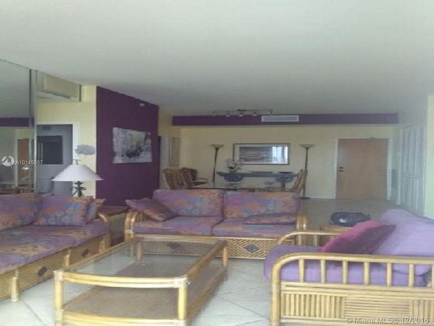 Lovely One bedroom Penthouse apartment. Fabulous South East West view of the ocean , of the bay and all of downtown.New Kitchen, and Tile floors through out the unit. Great location , ocean front building  located in the town of Surfside, in walking distance to retail stores, the Publix supermarket, pharmacys, banks, restaurants etc. Also, is adjacent to the Bal Harbour shops and their restaurnants. REDUCED to SELL!!!