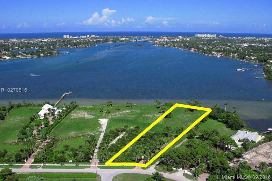 Spectacular Riverfront Lot located in prestigious ''Estates of Pennock Point'', the premiere neighborhood on the Loxahatchee River.  The 6 lot subdivision is the ''Crown Jewel'' of the Loxahatchee River!  This desirable, gated lot is 1.6 Acres with 160' of direct River frontage with desirable SE exposure.  It comes equipped with seawall and the dock permits are in place.  If you are looking for the best of the best to build your dream home,  look no further, the ''Estates of Pennock'' is that location!