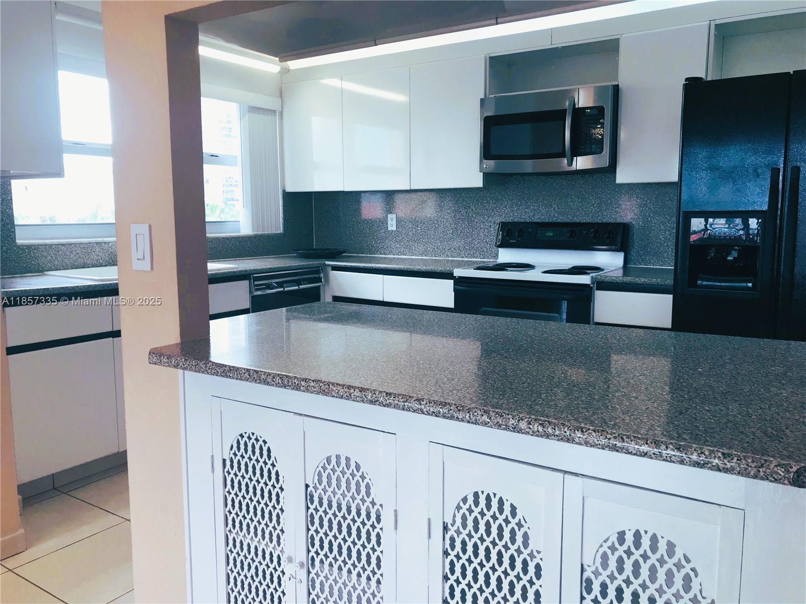 Check out this stunning updated condominium! This spacious 2-bedroom, 2-bathroom corner unit is located in the east building, just across from the ocean. The open floor plan features a roomy living and dining area with plenty of natural light, large bedrooms with walk-in closets, and a well-designed open kitchen. The unit is equipped with hurricane-proof windows and a hurricane shutter on the balcony door. Perfect for entertaining, the unit also includes extra storage and covered parking just steps from the building entrance. Imperial Tower offers fantastic amenities, such as a pool, fitness center, and club room. It is conveniently located near restaurants, shopping, the ocean, and entertainment, as well as being close to Gulfstream and Aventura Mall. This is a must-see property!