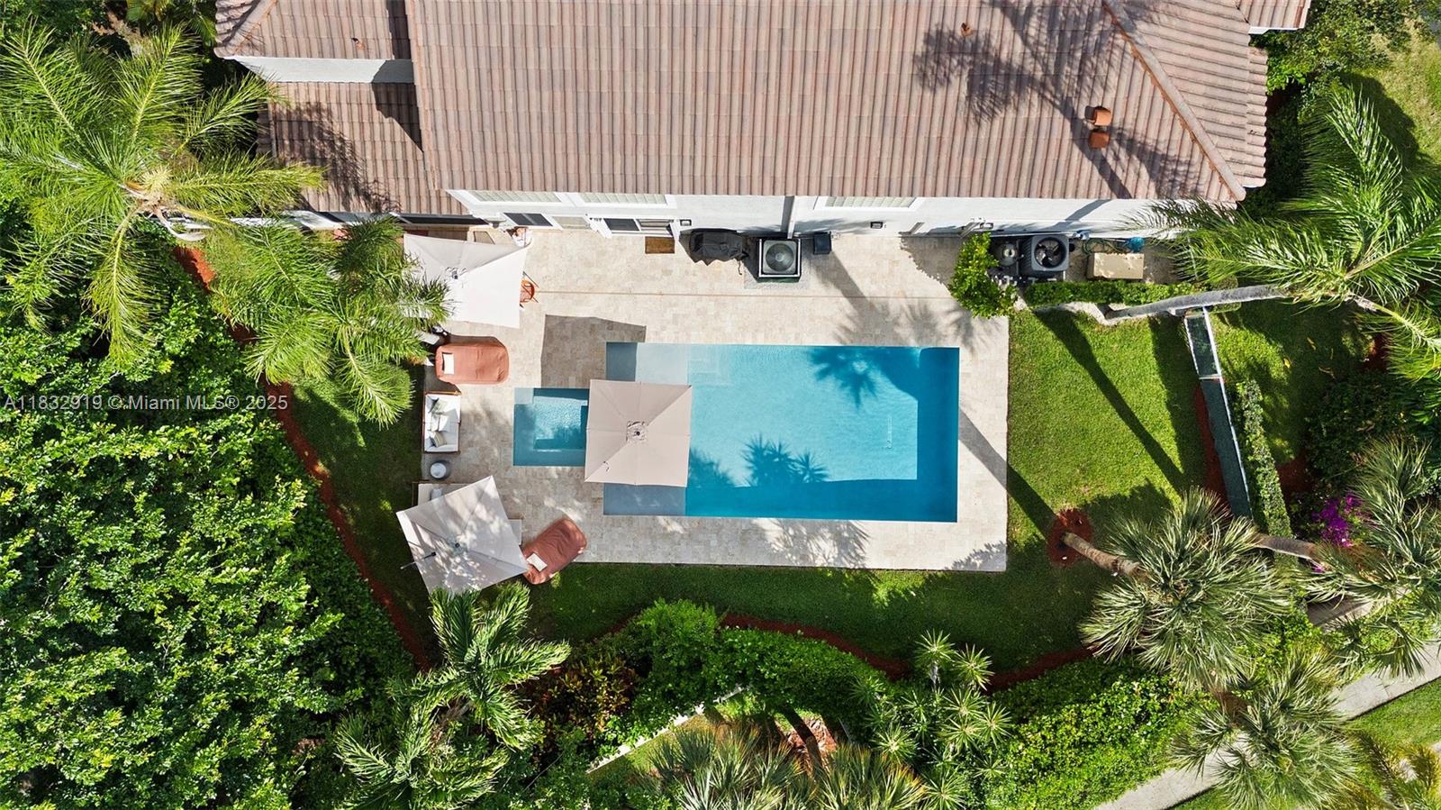 Situated on one of the largest oversized corner lots in a non-mandatory membership community, this single-family home features a brand new full-size pool and plenty of outdoor space for entertaining or relaxing. Inside, you’ll find an open and airy layout filled with natural light, stunning porcelain tile flooring, and a beautifully renovated kitchen. This home offers 3 bedrooms plus a large den that can easily be converted into a fourth bedroom. All bedrooms are upstairs, including an expansive owner’s suite with a separate area currently used as an office. Additional highlights include a 2018 AC and water heater, accordion shutters, and generator wiring. Located within the 24/7 manned gate of Boca Raton Country Club—with no mandatory membership.