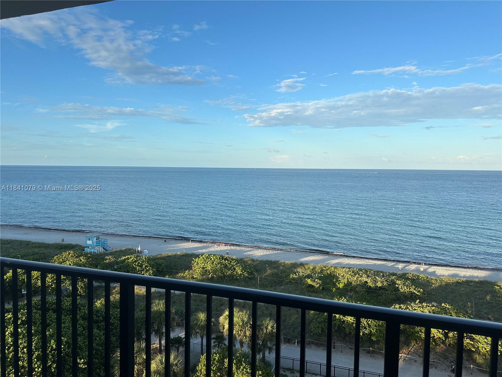 Amazing Direct Oceanfront corner unit with stunning views throughout. Watch the morning sunrise and evening sunset from the 2 balconies. 1 bedroom plus a den and two full bathrooms, layout includes an open renovated kitchen, tiled floors throughout, new impact windows and laundry with washer & dryer. Full service building with on-site manager, 24/7 lobby attendant, heated pool, gym and direct beach access. Included one indoor parking space, cable and high speed internet. Short walking distance to the many outstanding Surfside and Bal Harbor restaurants and shops, Publix, CVS, and right next door to the Surfside community center.