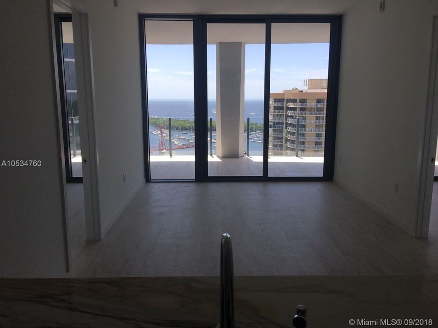 Brand new 2/2. Luxurious details all over. State of the art appliances. Best line in the building overlooking marina. So many amenities!. Must see. Also for sale