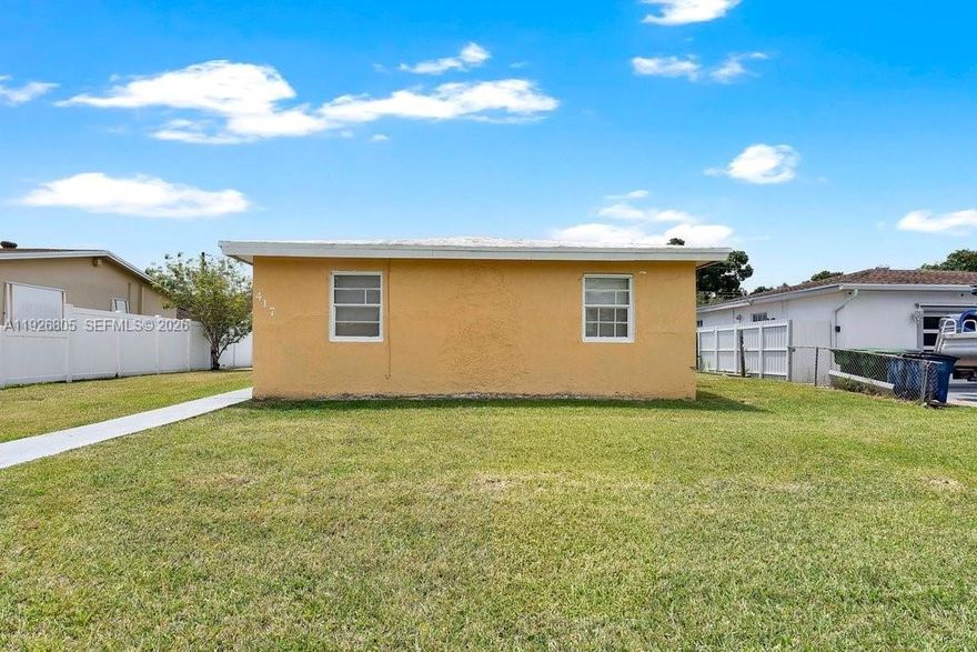 This partially remodeled duplex features two vacant units, each configured with two bedrooms and one bathroom. The property includes ample parking with 8 front parking spaces and a spacious lot with a well-maintained back patio.
Fully legal with separate electric and water meters. Property in good condition. Tile flooring throughout. No rental restrictions.
Located in a prime area, the property is within walking distance of the beach, Gulfstream Park, local casinos, parks, and Aventura Mall, with convenient access to public transportation. Given the competitive pricing and the significant new development projects currently underway in the immediate vicinity, this represents a strong opportunity for investors.