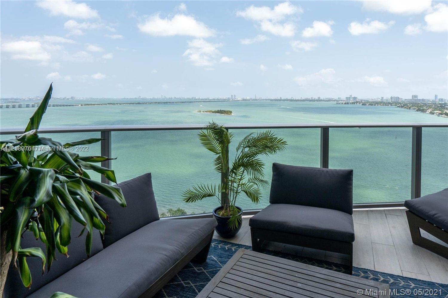 A rare opportunity to own best line in the building 3Bed/4Bath+Den residences with 180-degree direct water views of the bay and Ocean. This incredible residence offers over ~2500 total sf in one of the newest luxury high-rises in the Heart of Miami. A private elevator takes you to a private foyer, where you will discover double doors opening up to your Miami mansion with the best views in all of Miami. This spacious home is ready for you to create your own paradise in the Arts & Entertainment District. Unique opportunity to own a truly rare property in the Heart of city minutes to all the best Miami has to offer.