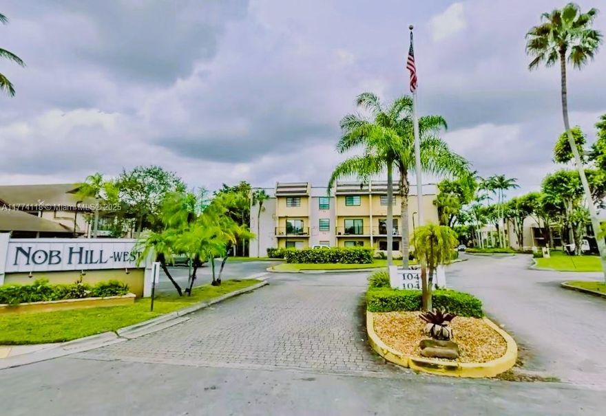 Own your own home in Kendall's desirable Knob Hill West community. This 2-bedroom, 1-bathroom unit offers the ultimate in convenience, close to restaurants, shops and grocery stores Plus, with easy access to major highways, you'll be connected to all that Miami has to offer. Spacious balcony, reserved parking, and fantastic amenities like a pool, jacuzzi, fitness center, and playground. With a tranquil lobby, mail room, and elevator.