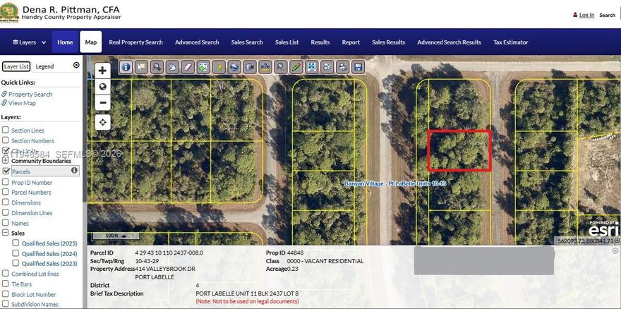 PRIME INVESTMENT OPPORTUNITY IN THE HEART OF PORT LABELLE! This expansive 10,018 Sq. Ft. (125x80) residential parcel is located Banyan Village (Unit 11). This area is characterized by steady long-term appreciation and a notable surge in new construction activity. Strategic Developer & Investor Potential: This property represents a high-value asset for builders focusing on single-family homes or strategic investors seeking land aggregation. With its flat topography and clear residential zoning (RG-3), it offers a clean slate to capitalize on the continued residential expansion of SW Florida
Maximum Cost Efficiency: Enjoy total freedom with no HOA fees and no CDD fees, ensuring exceptionally low holding costs while you finalize development plans. Minimal Environmental Risk: Public records indicate the lot is located in a "Minimal Risk" flood area (Zone X), typically requiring no flood insurance and reducing construction complexity. Rectangular lot, ideal for a variety of single-family floor plans. Located in a quiet residential setting just minutes from local dining, shopping, and schools. Strategically positioned for easy commuting to Fort Myers and Lehigh Acres. Whether you are looking to build a custom dream home or add a high-potential parcel to your investment portfolio, this lot offers exceptional value in a high-demand market. Pictures are from public/satellite sources. Zoning, utilities, and building requirements to be verified by buyer with Hendry County