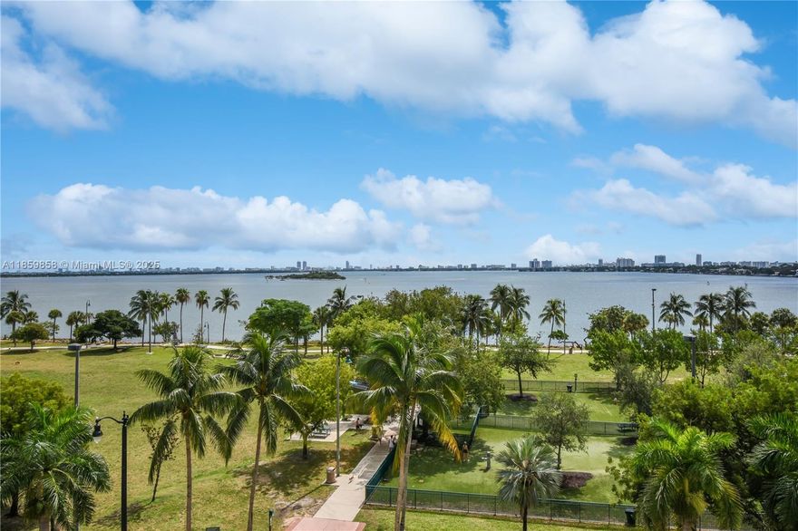 Best priced 2-bedroom waterfront unit at 1800 Club! Assigned parking is on the same floor as the unit.
this 2/2 overlooks at Biscayne Bay and Margaret Pace Park with marble flooring and stainless-steel appliances. The building is Fannie Mae approved, has strong financials and healthy funded reserves. All building amenities are in working condition. Low HOA at $907 (no special assessments) and it includes high speed internet, water and DirectTV.