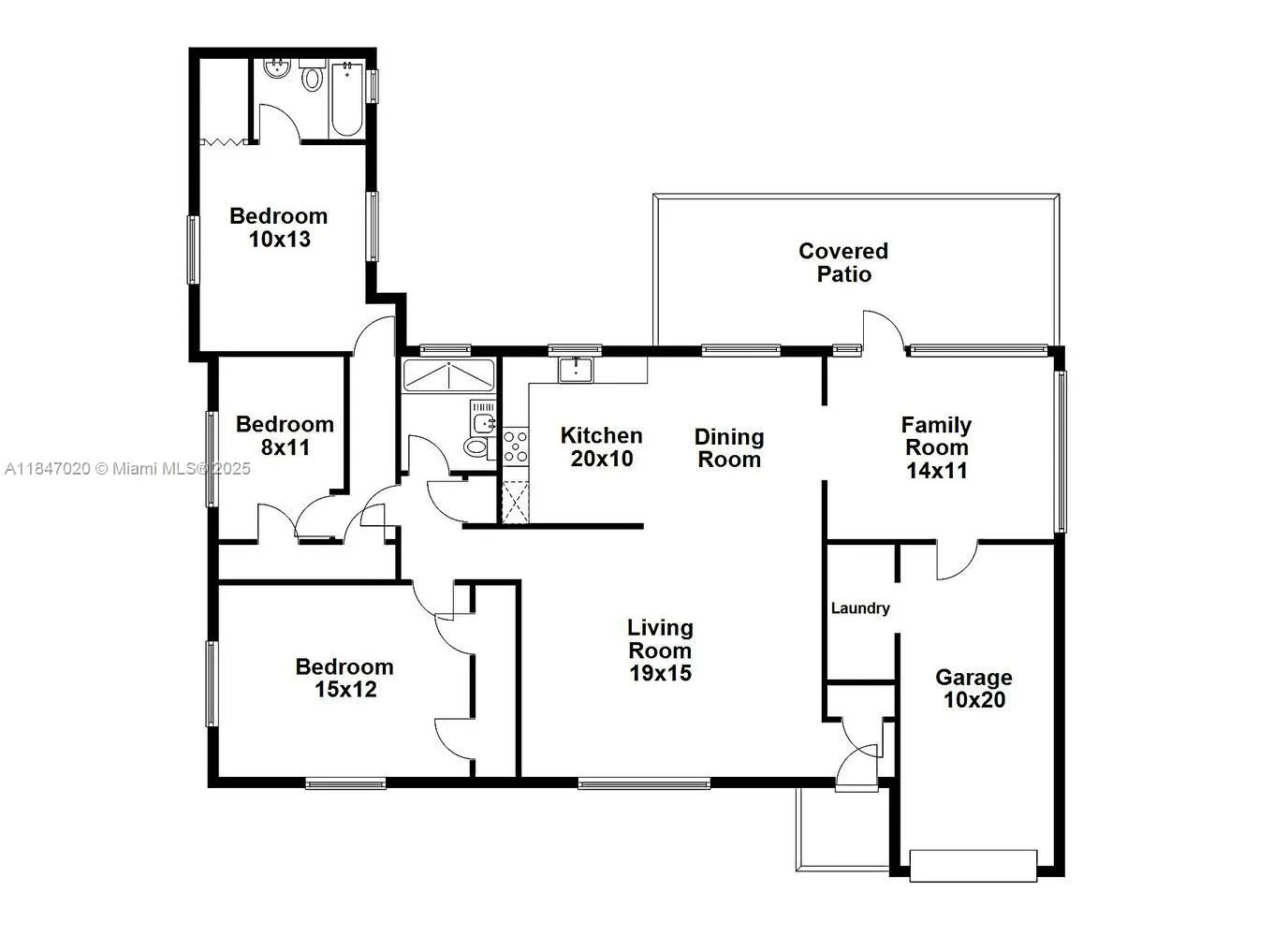 Miami, Florida 33155, United States, 3 Bedrooms Bedrooms, ,2 BathroomsBathrooms,Residential,Pending,180634