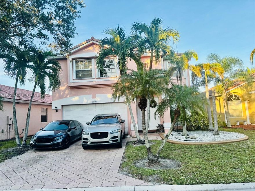 Welcome to this charming two-story single family home in the sought after Coral Springs neighborhood. This spacious 4 bedroom, 2.5 bathroom home features a 2 car garage, in-ground pool, granite counters, stainless steel appliances, carpet and tile flooring, and a screened-in pool area perfect for entertaining. The home is situated in a gated community with A+ schools nearby, making it an ideal place for families. The kitchen water leak has been repaired, and although the home is in need of a little TLC and is being sold AS IS, the potential is endless. Located just minutes from the Sawgrass Expressway, this home offers convenience and comfort in one package. Priced and ready for your best offer. Don't miss out on this opportunity to make this house your dream home!