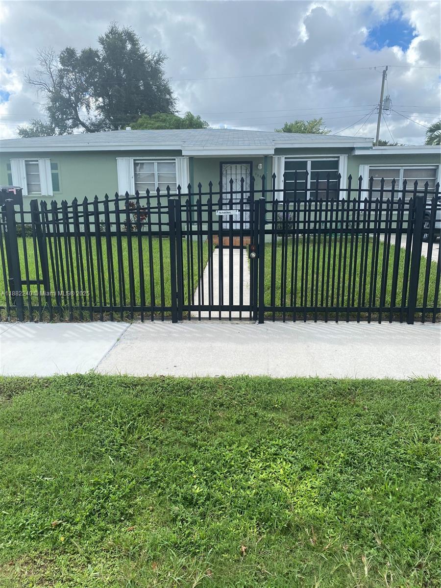 Spacious home in good condition. Home has been used as a four-bedroom home. Beautiful fencing surrounding the home. Plenty of yard space and a huge backyard. Home for a growing family with a huge family room.