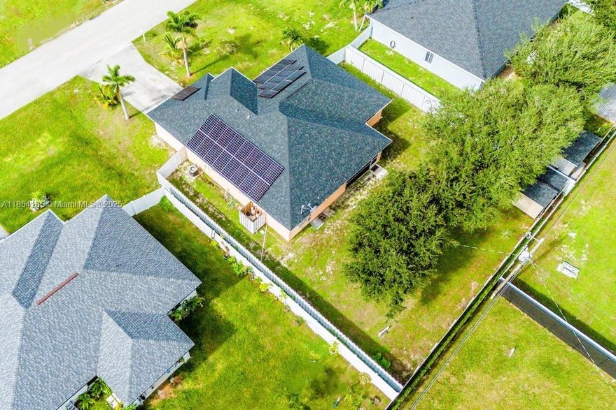 Your Dream Home in Cape Coral, Florida Awaits! Discover this stunning 1,700 sq. ft. single-family home, perfectly located in the beautiful and vibrant city of Cape Coral, FL. Designed for comfort and efficiency, this gem features 4 spacious bedroom and 2 full bathrooms, making it perfect for growing families or those who need extra space for an office or guests. Outstanding Features That Make This Home an Unbeatable Investment or primary residency. Top-Level Energy Efficiency: Equipped with Solar Panels to significantly reduce your electricity helping the planet! Brand-New Roof: Say goodbye to structural worries! This home has been updated with a new roof, ensuring protection and durability for years to come. Spacious Backyard with Storage.