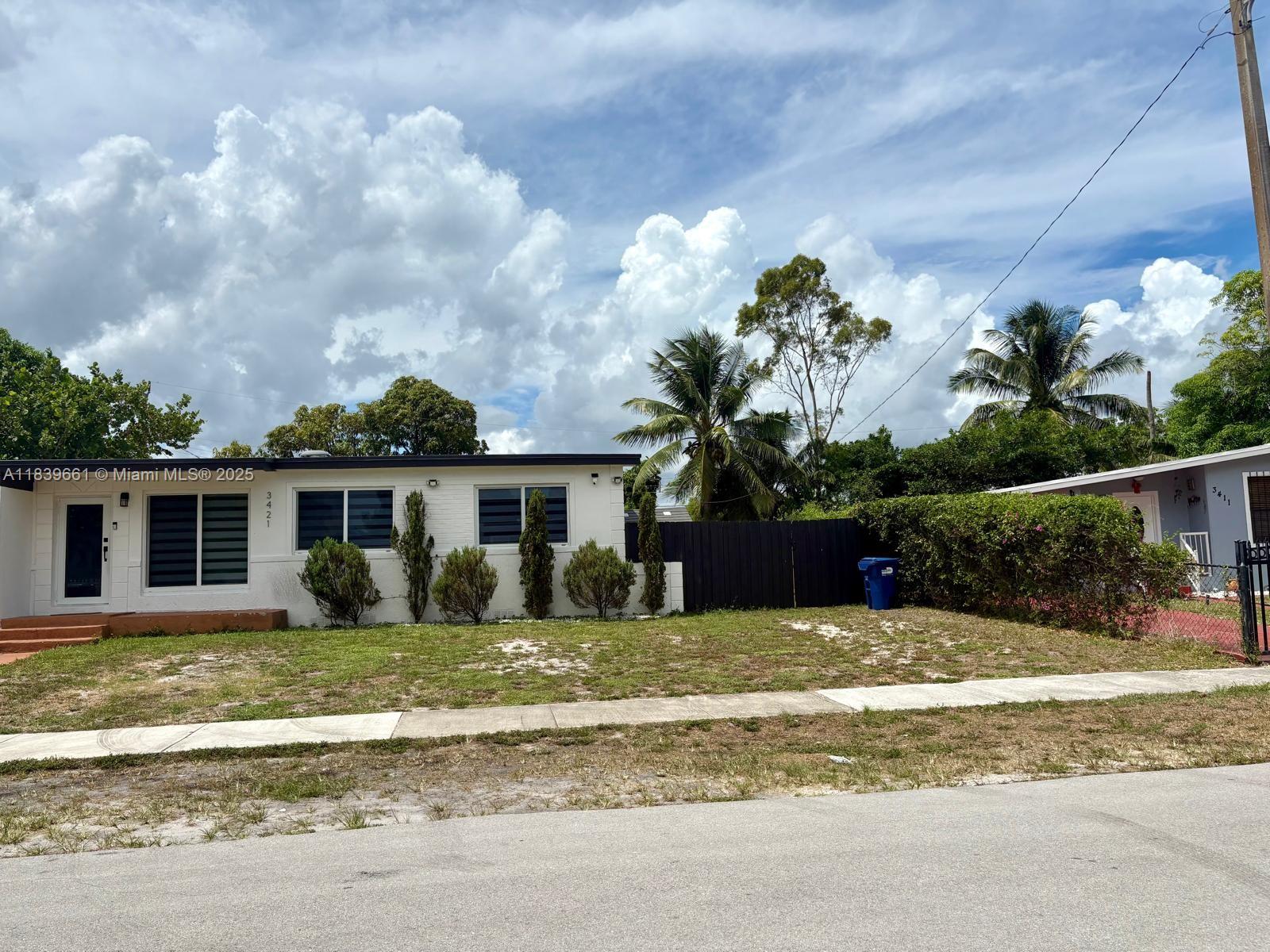 **Beautifully Remodeled 2-Bed, 2-Bath Home for Rent in Miami Gardens!**
Step into this stunningly renovated property featuring 2 spacious bedrooms, 2 modern bathrooms, and a bright, open-concept living space. Enjoy a large private backyard — perfect for entertaining or relaxing outdoors. Located in the heart of Miami Gardens, this home offers convenience and comfort, with fast approval and move-in ready! Don’t miss out on this incredible opportunity! Utilities included