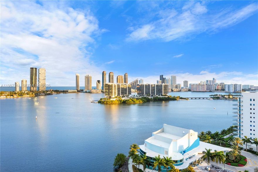 This stunning 3-bedroom, 3-bath residence at Aventura Marina II is situated on the most desirable line in the building, offering ultimate privacy with a private elevator and exclusive foyer entry. Boasting 1,849 sq ft, the unit features breathtaking open water views of both the Atlantic Ocean, the Intracoastal, and the Sunny Isles skyline.
Fully upgraded from top to bottom, the residence showcases white marble and Italian porcelain flooring, electric blinds, and custom Italian closets and fixtures, including new kitchen cabinets and appliances. Every detail has been thoughtfully curated to create a refined, private oasis with a seamless blend of luxury and comfort.
Residents enjoy resort-style amenities including a two-story fitness center and spa, Yacht Club, and private marina. Ideally located in the heart of Aventura, the building sits next to the city’s premier public park—Founders Park—offering exceptional amenities for children and families, and is within walking distance to the renowned Aventura Mall.