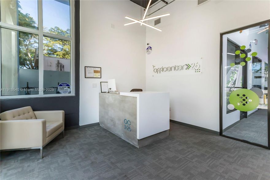 New, 180 s/f office suite available at Officenter 26, one of the best office locations in the Biscayne corridor. Our all inclusive office suites come with everything you need and nothing that you don’t. Internet, private Wi-Fi, electricity, property taxes and maintenance is also included. A modern lobby, break room and bathrooms is included along with unlimited use of the conference room. Easy to show, easy to move in. Please call the listing agent for an appointment.