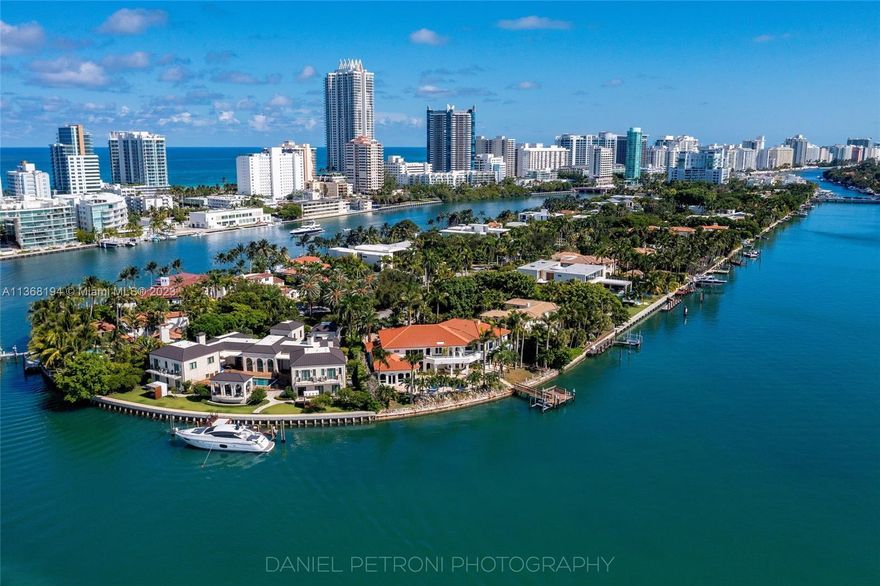 Build your Dream house or Renovate this Mediterranean Masterpiece located on coveted Allison Island, one of Miami Beach’s top gated neighborhoods. Trophy property located on Point of Allison Island with 170' of water frontage. Sweeping views of sunsets, deep inlet and neighboring islands. 8 Bedrooms and 8 1/2 Baths + Office and Playroom. 11,000 SQFT+ including Terraces and 3 Car Garage. Call/Text preferred contact number for further information