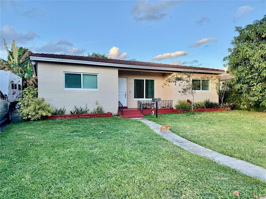 For Sale: Discover your dream home in a quiet neighborhood with this  4-bedroom, 2-bath single-family residence featuring a private pool! Set on a  7,085 sq ft lot with fruit trees.  Enjoy spacious living with a generously-sized living room and a bright family/Florida room. The home is equipped with impact windows for added safety and has a durable tile roof that is 18 years old. This charming house is ready for your personal touch and updates, making it a perfect canvas for your vision. Don’t miss out on this fantastic opportunity to own a piece of paradise—easy to show.