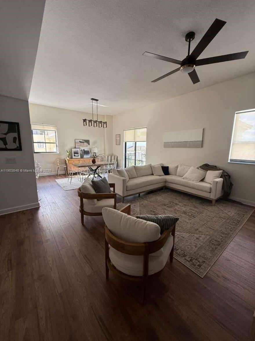 Welcome to this bright and spacious 2-bedroom, 2-bath condo with an enclosed den perfect for a home office or guest room. Located in the heart of Downtown Dadeland. This desirable corner unit offers abundant natural light throughout, an open-concept layout, and floor-to-ceiling windows with city views.

The kitchen features granite countertops, stainless steel appliances, and ample cabinet space. The split-bedroom floor plan ensures privacy, with a spacious primary suite, walk-in closet, and en-suite bathroom. 

Enjoy two assigned parking spaces—rare for the area—and full access to building amenities including a fitness center, pool, jacuzzi and 24-hour security.

Just steps from Dadeland Mall, Publix, Metrorail, Target and top dining options.
Priced to sell!