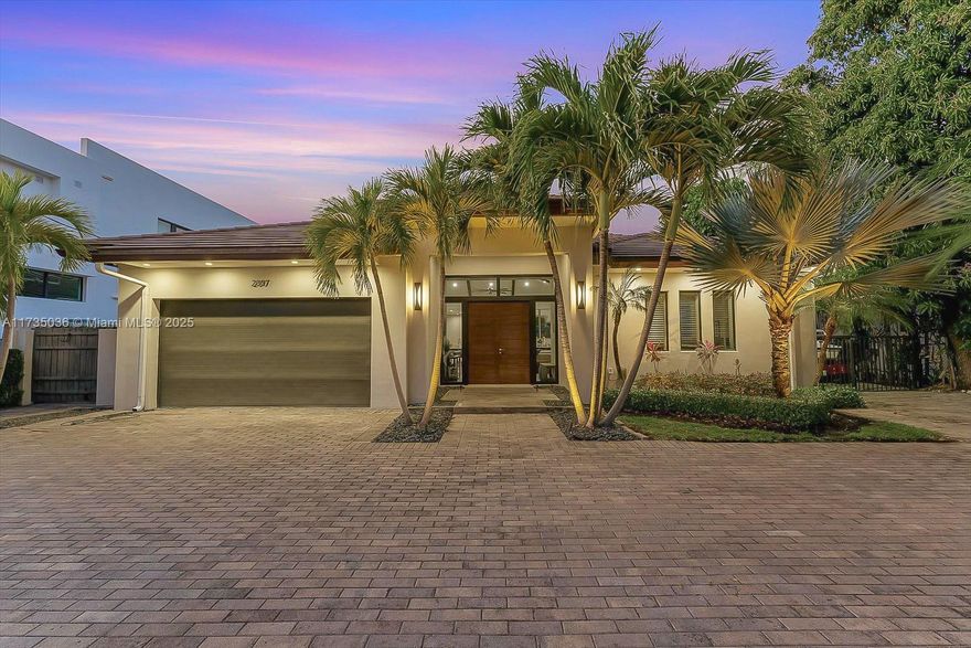 Discover waterfront living at 2307 Castilla Isle. Located in the heart of Fort Lauderdale’s prestigious community of Seven Isles mere minutes from world class beaches and a short stroll to the famous Las Olas Blvd. Experience a contemporary 3-bedroom, 4-bathroom residence, newly remodeled in 2015, featuring 75’ of private dockage and deep-water ocean access. A chic open floor plan that includes living room and dining area anchored by chef’s kitchen with top-of-the-line appliances, stone floors and counters. The primary suite includes vaulted ceiling with dual walk-in closets, luxurious soaking tub, dual vanities, and spa shower. Outstanding amenities include office/4th-bedroom, laundry room, 2-car garage, private courtyard with saltwater heated pool and fully equipped summer kitchen.