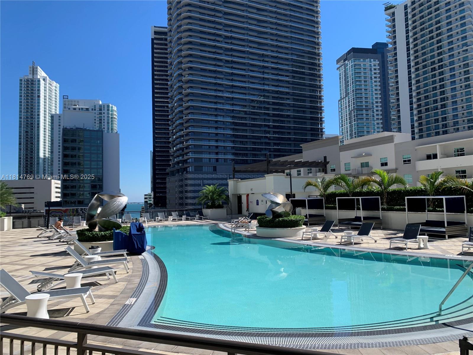 Rental Property at 999 Sw 1st Ave 2505, Miami, Broward County, Florida - Bedrooms: 2 
Bathrooms: 2  - $4,500 MO.