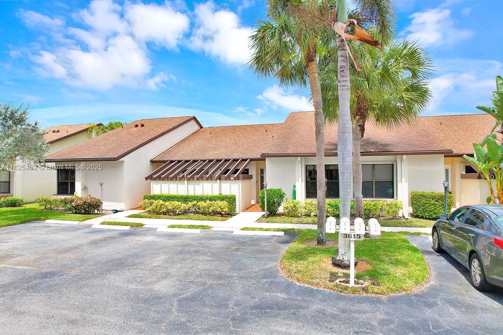 Welcome to this beautifully maintained 2-bedroom, 2-bath villa in the highly desirable 55+ community of Meed Racquet Club. This bright and airy home features a spacious screened-in porch overlooking the tranquil canal, perfect for enjoying your morning coffee. A private front courtyard with open-beam roof panels invites beautiful natural light, while the sunlit living room adds to the home's warm and welcoming atmosphere. The villa also features a glass-enclosed patio, a private storage room, a Murphy bed, and a well-appointed kitchen equipped with full-size appliances. Experience peaceful living in a quiet, friendly community offering a clubhouse, large pool, and exercise room.