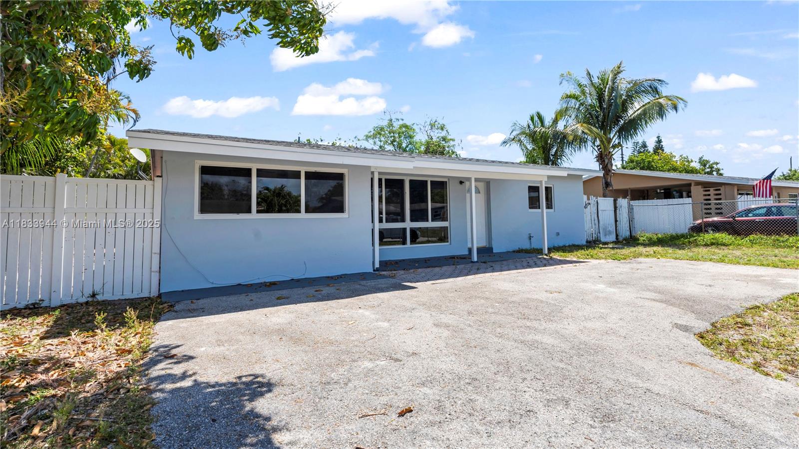 Fully renovated 4 bedroom, 2 bathroom gem in East Pompano Beach! This bright, open-concept home features a brand-new roof (2025), hurricane impact windows, and a stunning modern kitchen with stainless steel appliances. Spacious bedrooms offer comfort and flexibility, while updated baths add sleek style. The water heater (2020) ensures efficiency. Enjoy indoor-outdoor living with a backyard that can be customized for relaxing or entertaining. Minutes to Pompano's beautiful beaches, large shopping plazas, fine dining, Pompano Beach Golf Course and major highways! move-in ready and built to last!