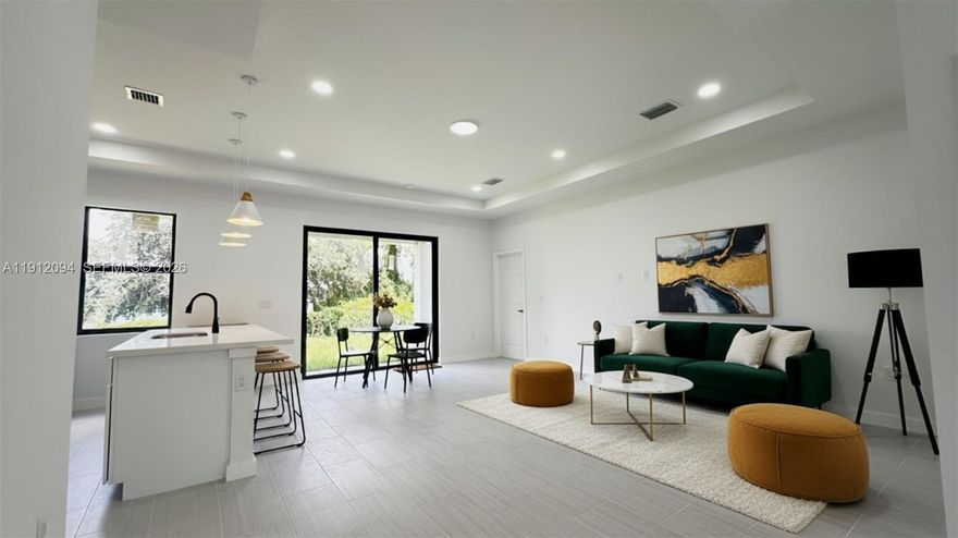 PRICE TO SELL!!! SELLER PAY CLOSING COST. BRAND NEW SINGLE FAMILY WITH 1.606 SQ FT LIVING AREA 2,101 SQFT CONSTRUCTION.
Master bedroom with spacious walk-in closet + 2 other bedrooms +DEN that can be used for office, exercise room,
playroom, etc. 2 beautiful bathrooms. Covered garage, porcelain floors. High-impact doors and windows. 
 This community provides a family-friendly atmosphere in an affordable Lee County living area
surrounded by parks, libraries, mom-and-pop shops, and well-regarded local schools.Only 12 miles east of Fort
Myers, Proximity to I-75 offers homeowners quick commutes to beaches along the coast and nearby cities across
Southwest Florida where premier shopping centers, restaurants, and recreational activities await.