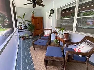 Beautifully maintained unit in the heart of Hallandale Beach featuring a spacious and open layout with tile flooring throughout, a screened-in balcony offering peaceful views, and plenty of natural light. Located in a quiet, secure building with elevator access and assigned parking. Just minutes from Gulfstream Park, the beach, shopping, dining, and major highways, this home offers the perfect combination of comfort and convenience. To schedule a showing, please call/text Ezra with 24-hour notice—tenant occupied.