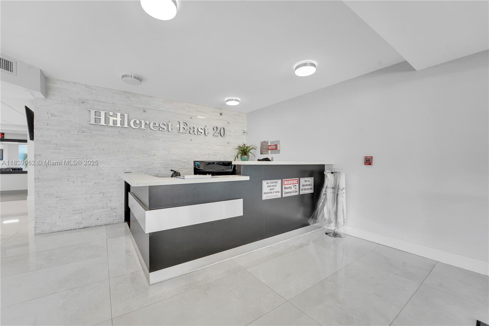 Beautiful 2 Bedroom, 2 Bathrooms at Hillcrest BUILDING 20, The unit has all impact windows and balcony, Remodeled, Open kitchen. Tenant in place. Building lobby attended, Gym, Pool, Tennis Courts , Extra Storage. Great location near Shops, Restaurants, and Orange Brooks golf Course. 1 assigned parking space. The Building has reserves and the certification is almost done. Well maintained and managed building.