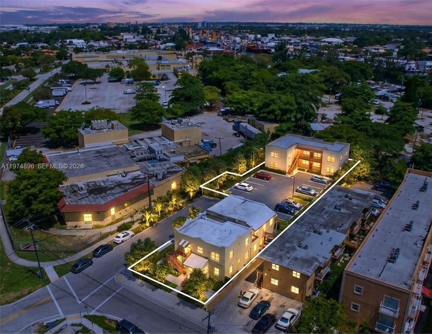 Fully leased six-unit multifamily opportunity totaling approximately 3,993 SF situated on a 13,275 SF lot with T6-8-O zoning. The property consists of four 1-bedroom units, two 3-bedroom units, plus additional leased parking income, providing stable in-place cash flow. The true upside lies in its redevelopment potential. Zoned T6-8-O, the site offers significant density flexibility with a conceptual redevelopment yield of up to ±42 units (subject to approvals). Eligible for Live Local incentives, this property presents a rare covered-land play with income during the planning phase.

Two-story building configuration. Folio: 01-3133-008-0340. Submarket: Paradise Park. Located within the Little Havana multifamily corridor, one of Miami’s most consistently occupied rental markets with historically low vacancy.

Property Overview:
±3,993 SF existing improvements
Two-story multifamily building
Four (4) 1-bedroom units
Two (2) 3-bedroom units
Additional leased parking income
Fully occupied with strong in-place cash flow
Folio: 01-3133-008-0340

Development Profile:
Lot Size: 13,275 SF
Zoning: T6-8-O
Primary Zone: 6100 – Commercial Neighborhood
Live Local eligible site
Conceptual redevelopment potential of up to ±42 units (subject to verification and approvals)