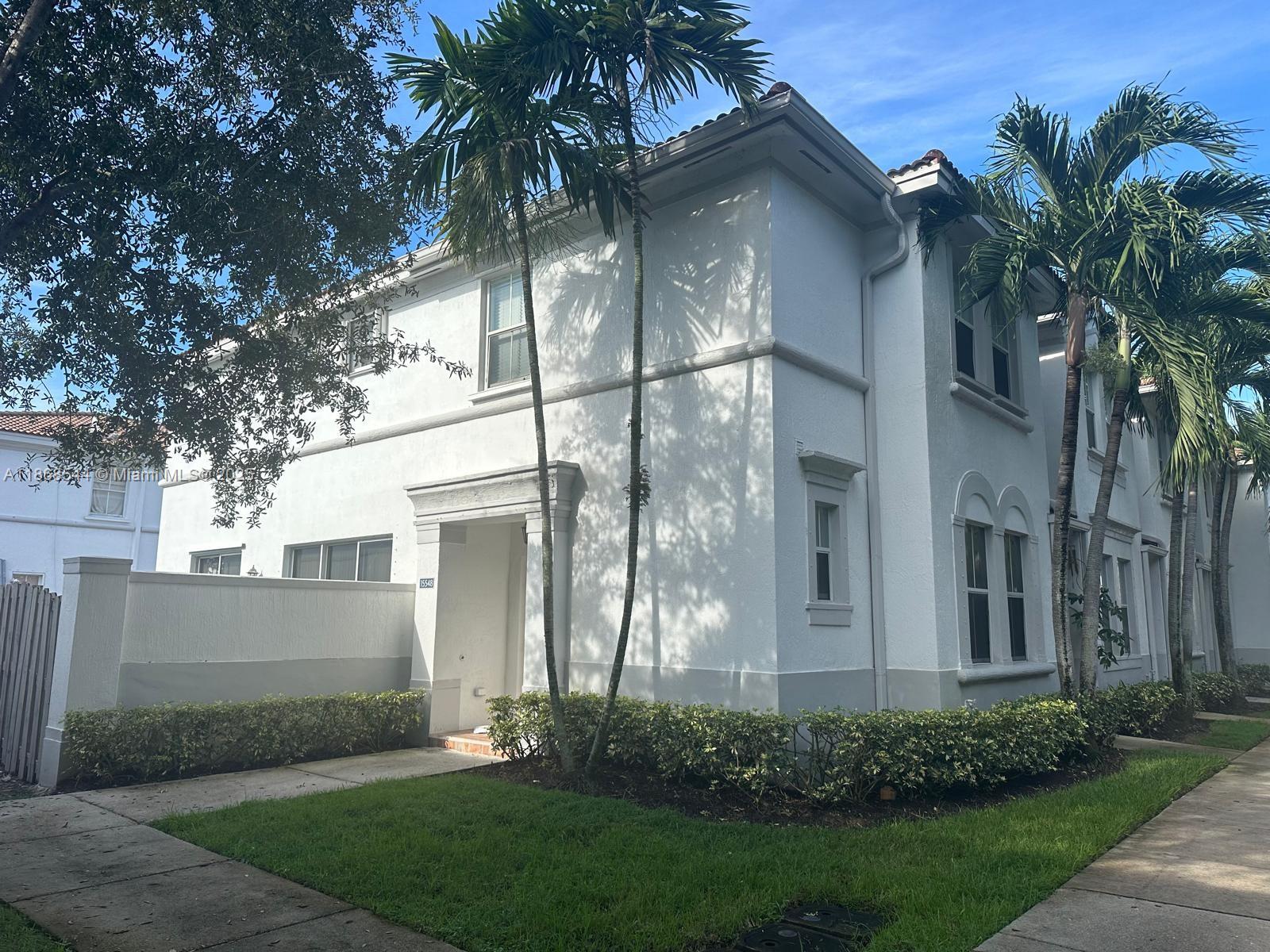 Bright and spacious 4-bedroom, 3-bathroom , one of Miramar’s most sought-after gated communities. Ideally situated near Miramar Parkway and I-75, this move-in-ready TOTALLY FRESHLY PAINTED home offers a functional and elegant layout with tile flooring on the first floor and laminate wood upstairs.Enjoy vaulted ceilings, abundant natural light, and an open-concept living space. The private fenced backyard is perfect for entertaining or relaxing witnthetic grass