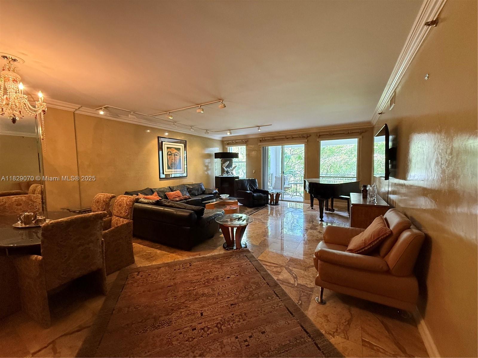 SPACIOUS & CHARMING 2BEDROOM/2BATH RESIDENCE IN MEDITERRANEAN VILLAGE WITH 1,945 SQ FT OF LIVING SPACE, GARDEN VIEWS & HIGH CEILINGS. THIS SECOND-FLOOR UNIT FEATURES MARBLE FLOORS, EXPANSIVE CLOSETS, TWO EXPOSURES FOR NATURAL LIGHT, PRIVATE PARKING, AND AN OPEN, FLOWING LAYOUT WITH POTENTIAL TO CREATE AN OPEN KITCHEN DESIGN. BEST VALUE PER SQ FT IN THE MED VILLAGE—PERFECT FOR THOSE SEEKING SIZE, SERENITY & POTENTIAL. ENJOY RESORT-STYLE LIVING: 15 TENNIS & 4 PICKLEBALL COURTS, 3 RESTAURANTS, WORLD-CLASS SPA, MARINA, COURTESY BUS, WALK TO HOUSES OF WORSHIP & MORE. SELLER TO PAY THE FULL ASSESSMENT AT CLOSING.