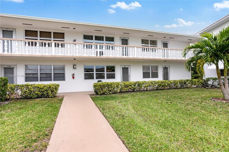 Move right into this beautiful, fully furnished, and updated 1-bedroom, 1.5-bathroom condo in the sought-after 55+ community of Century Village. Featuring impact windows, a modern kitchen, updated bathrooms, and new a/c unit, this charming condo also boasts a fully enclosed patio—perfect for enjoying the peaceful garden view. Enjoy resort-style amenities, including pools, fitness center, clubhouse, and transportation services. Don’t miss this opportunity for carefree living in a vibrant retirement community! Financing options available.