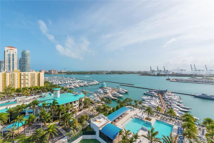 This impeccably Renovated Combined Unit sits on the 15th Floor of Murano Grande with Ocean and Sunset Views. Totaling 4 Bedrooms and 4.5 Bathrooms, this impeccable unit is one of the best Priced 4 Bedrooms South of 5th Street. Encompassing nearly 3,300 sq ft with over 1,000 sq ft of balconies makes this apartment one of a kind. The Custom Chef's Kitchen with State of the art appliances and Italian Finishes opens up to a large family and Dining room. The Master Bedroom sits on the West side of the Apartment with incredible Sunrise and sunset views. Murano Grande is 3 blocks to the Ocean and minutes to some of the finest restaurants in South Beach.