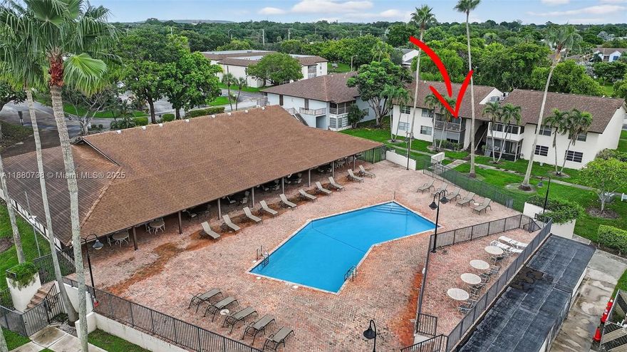 Bright and spacious 2-bedroom, 2-bath condo with peaceful pool views in The Laurels of Margate—an inviting all-age community just minutes from the beach. This 1,019 sq ft residence offers open living areas, large bedrooms, and abundant natural light. Enjoy a low HOA that covers water, sewer, trash, insurance, roof, and all common area maintenance, including the pool and clubhouse. Residents have access to resort-style amenities such as a fitness center, tennis courts, and walking paths. Ideally located near shopping, dining, and major highways, this home blends comfort, value, and easy South Florida living.