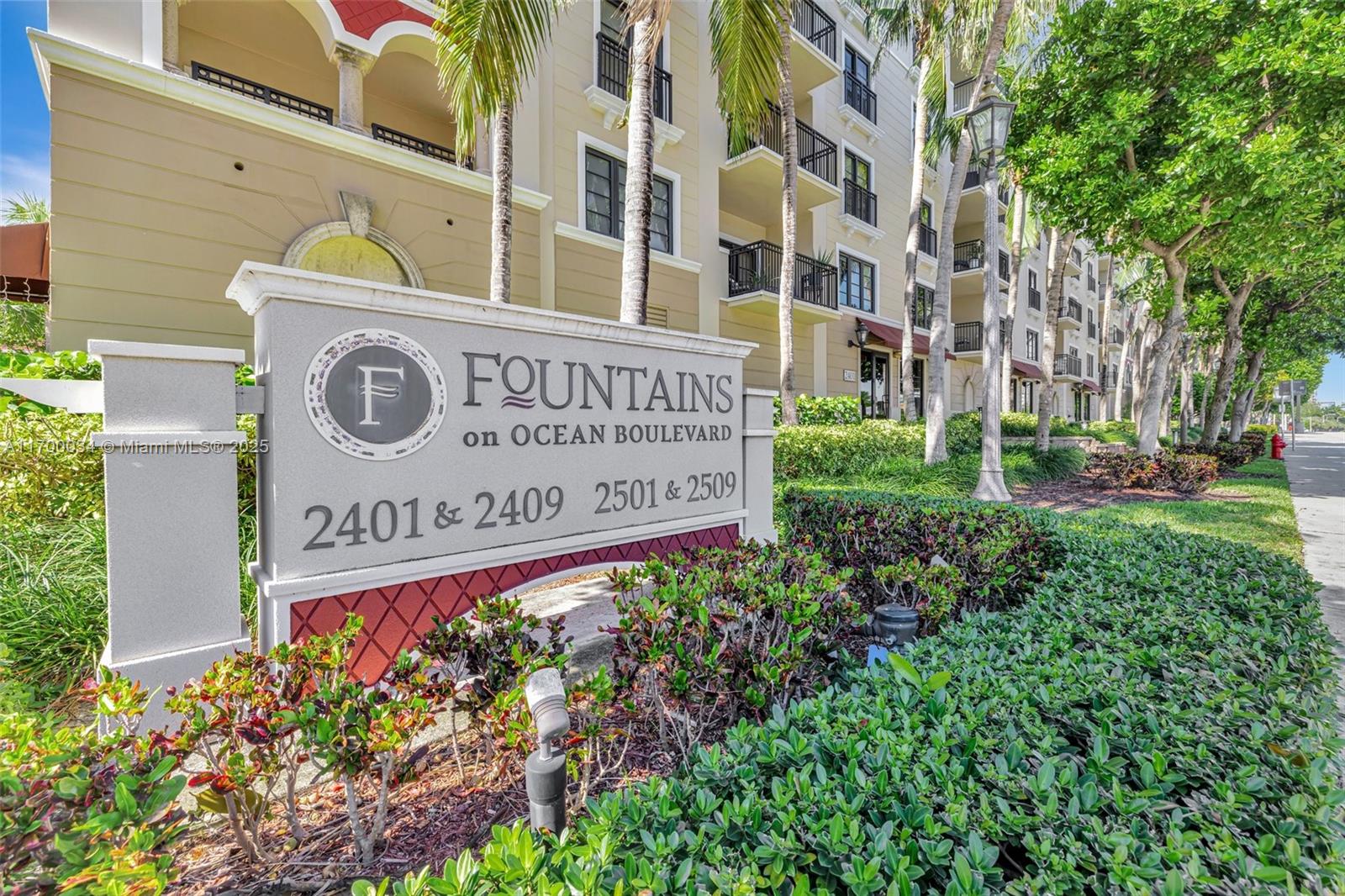 FOUNTAINS ON OCEAN BOULEV - Residential
