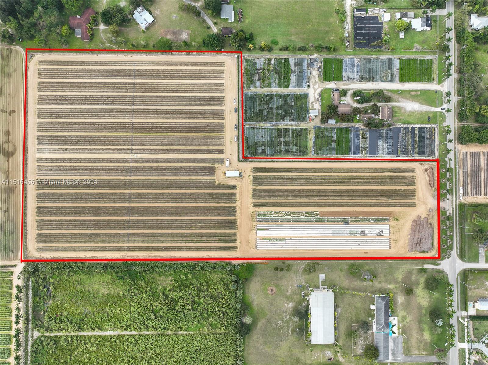 Land of Opportunity in Redland - Own 14.70 acres off SW 248 ST, a canvas for your vision. Ideal for event venues, agriculture, a dream estate, or subdivision into 5-acre plots. Features a fence lined with Florida flame vine, blazing with color each winter and spring. Perfect for those looking to blend elegance with nature, start an agri-venture, or build a private retreat. Rich soil, breathtaking views, prime location. Near Miami's buzz, yet peacefully apart. A unique chance to create something remarkable.