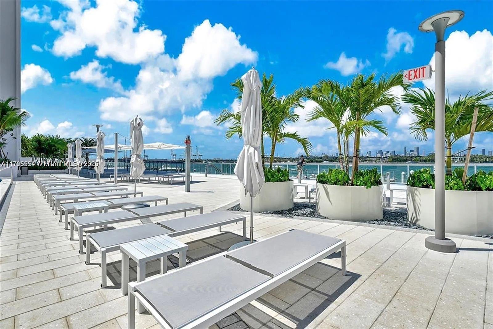 Rental Property at 1000 West Ave Bs107, Miami Beach, Miami-Dade County, Florida - Bedrooms: 1 
Bathrooms: 2  - $4,500 MO.