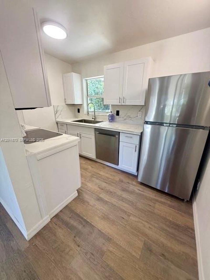 Whether you’re a first-time buyer or investor, this fully renovated 1200 sq ft Lantana home checks all the boxes. Featuring a modern kitchen with porcelain counters and stainless steel appliances, updated flooring, and a bright, open feel throughout. Private yard, ample parking, and a location just minutes to the beach, dining, Home Depot, Costco and other shopping centers make this a smart and versatile purchase.