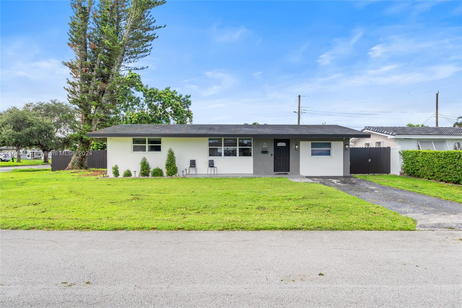 Beautiful corner lot house in the heart of Pembroke Pines.This property sits on one of the largest available lots in the area , fully fenced with permit, offering ample space to park your RV, build your dream pool, dock your boat, and create your family’s favorite retreat. The kitchen has been updated, the roof was installed in 2015, and the AC was installed in 2019. The house features 2 full bathrooms ,one on records. Located in a nice and peaceful neighborhood, just a few blocks from Pines Blvd, which is full of shopping centers, grocery stores, parks, schools, restaurants, hospitals, and major highways.