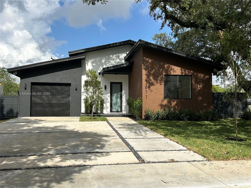 NEW CONSTRUCTION!  This spectacular new property is situated on a 7562 SF lot at Chula Vista, Fort Laudedale. This remarkable 2,535 SF masterpiece offers 2,082 SF of A/C one-story floor plan, providing impressive ceiling heights of up to 9’, doors at 8’ and, floor to ceiling glass door that allows for grand views of the expansive landscape-sized yard. The open format kitchen is completely equipped with Whirlpool appliances, room sized pantry,  laundry room in AC area,  summer kitchen, outdoor terraces among many other features. Make this jewel your future home!