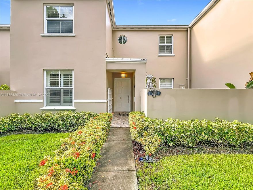 Executive Townhome located in Bridge Point. Exclusive community close to Top Rated schools. 
 The home features remodeled kitchen and bathrooms.  Great lake views and private rear patio.  Plantation shutters. Impact windows and doors. Two parking spots. Laundry room on first floor. 
Easy access to major roadways. Close to downtown Miami, Coral Gables and the beaches.