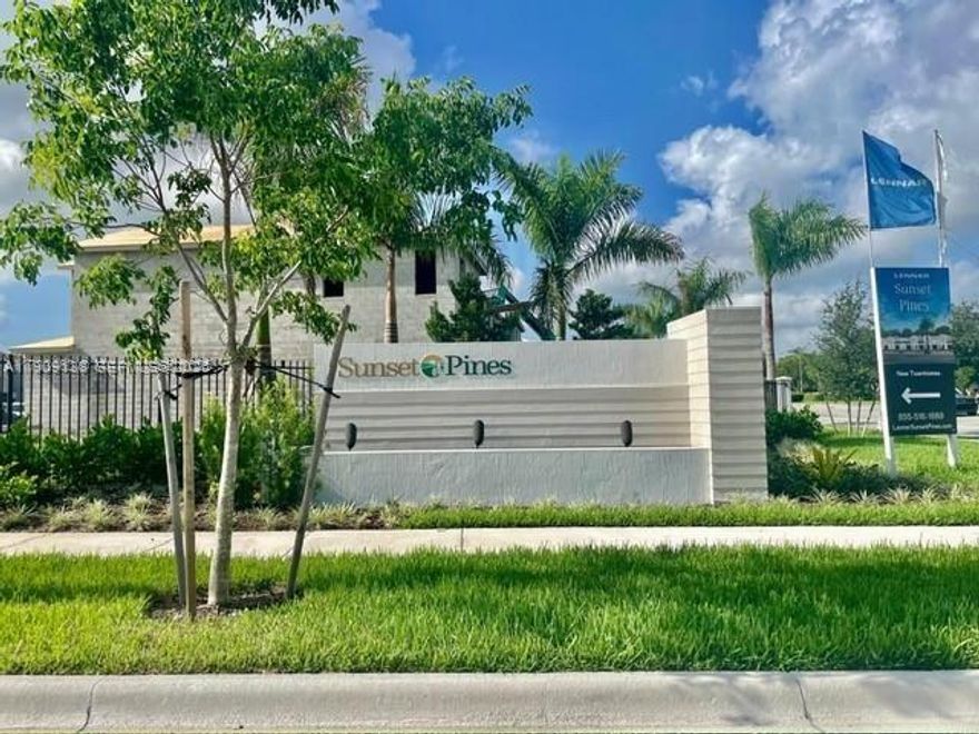 Beautiful Townhouse 3 Beds, 2.5 Baths at Sunset Pines in Pembroke Pines. Modern kitchen with stainless steel appliances, quartz countertops, thankless water heater. Property has an attached one-car garage and two car driveway, and enclosed backyard for your privacy. Excelent location near to Class A Schools, Shopping Centers, Restaurants, and Parks. Easy access to the I-75 and FL Turnpike Exwy. NICE FENCE PATIO IDEAL FOR FAMILY BREAKFAST OR 3VENING DINNER, FLOOR IS COVER WITH ARTIFICIAL GRASS. MOTIVATED SELLER!!